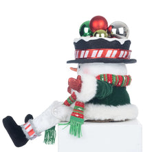Load image into Gallery viewer, Peppermint Palace Snowman Candy Container Lanky Leg