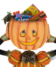 Load image into Gallery viewer, Percy Pumpkin Head Candy Bowl