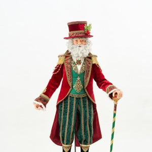 Katherine's Collection Twelve Days Ringmaster Santa 32-Inch