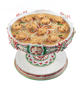 Katherine's Collection Seasoned Greetings Cake Stand