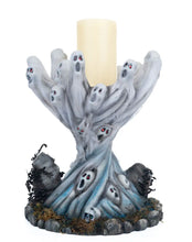 Load image into Gallery viewer, Katherine&#39;s Collection Seers and Takers Lost Souls Pillar Candle Holder