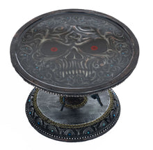 Load image into Gallery viewer, Seers and Takers Skull Cake Plate