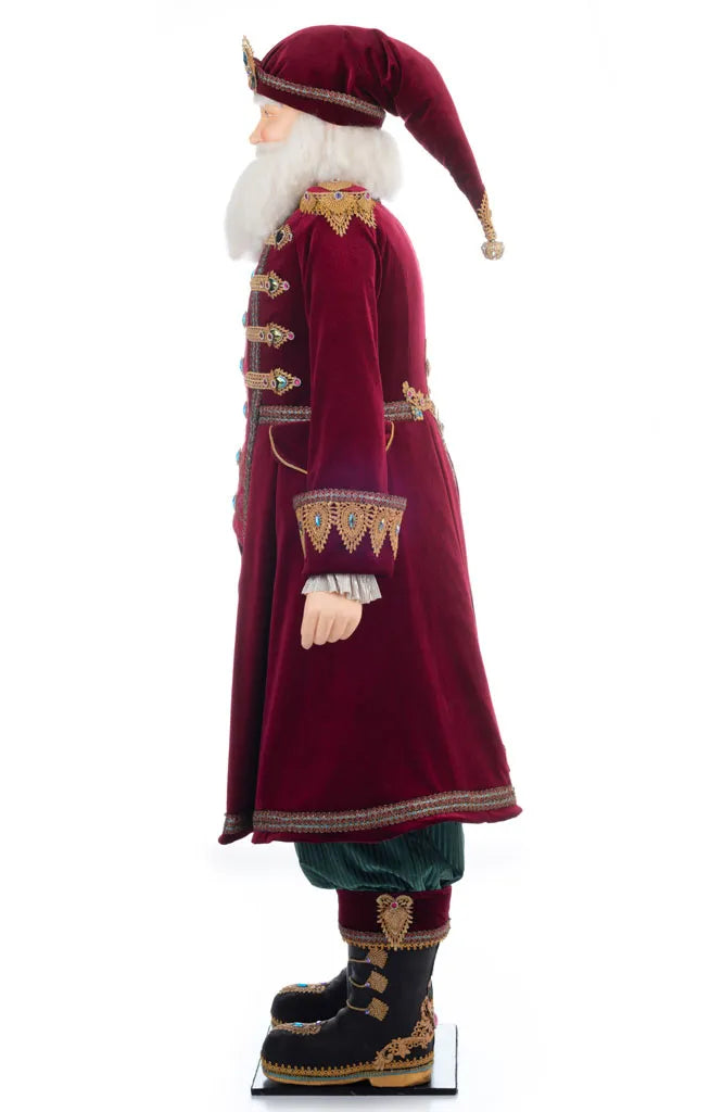 Katherine's Collection Sugar Plum Santa Life Size Doll