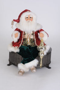 Fancy Traditional Posable Santa - 18"