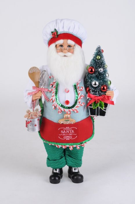 Jolly Chef Santa - 17.5"