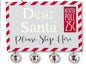 Dear Santa LED Postcard - 13"