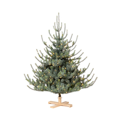 Blue Spruce Christmas Tree - 5.5' - Warm White LED Lights