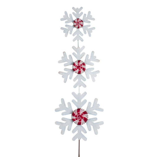 Peppermint Snowflake Topiary