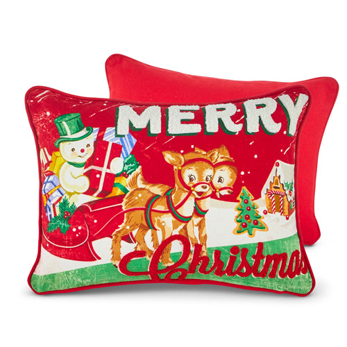 Merry Christmas Pillow -14"