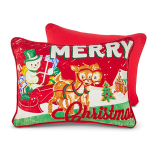 Merry Christmas Pillow -14"