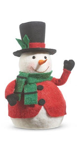 Snowman with Top Hat - 15.5"