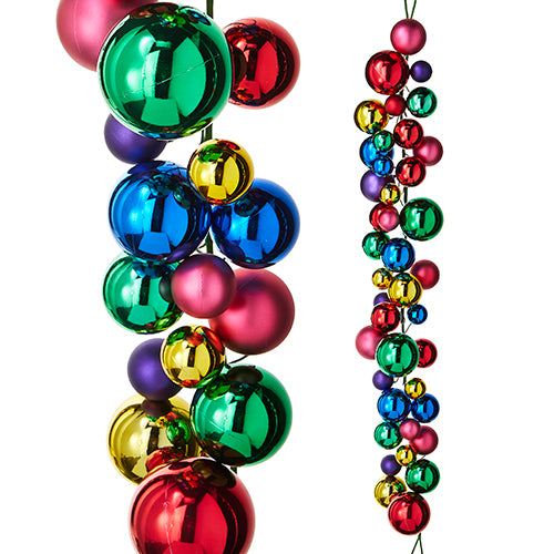 Multi Color Ball Garland - 4'