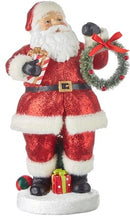 Load image into Gallery viewer, Glittered Santa - 15.25 - Assorted 2