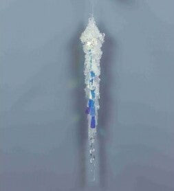 Iridescent Icicle Ornament - 11"