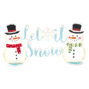Snowman "Let it Snow" Centerpiece