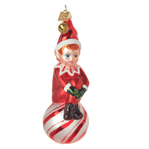 Peppermint Elf Ornament - 6