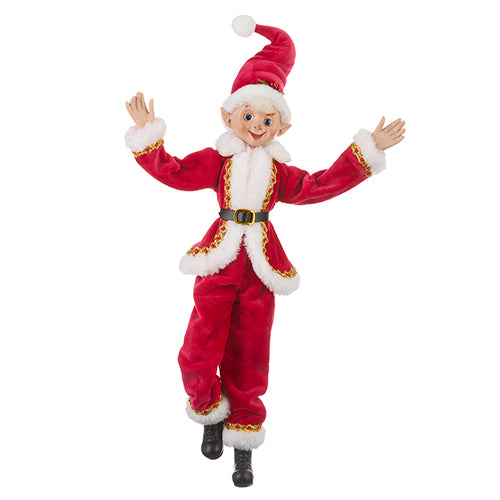 Hot Pink Posable Elf -16