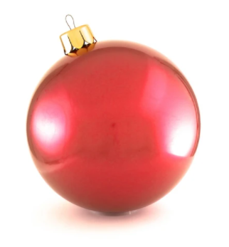 Holiball® Inflatable Ornament - Red - Two sizes 18