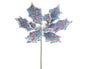 Blue Sprinkles Candy Poinsettia - 24"