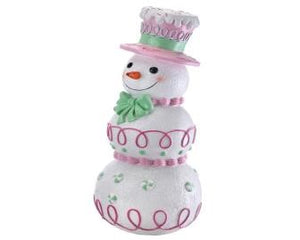 Pastel Candy Snowman Indoor/Outdoor -36"