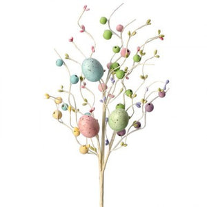 Wood Bead and Easter Egg Pick - 20"