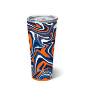 Load image into Gallery viewer, Swig Life Fanzone Navy and Orange Tumbler (32oz)