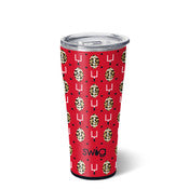 Swig Life Touchdown Black and Red Tumbler (32oz)
