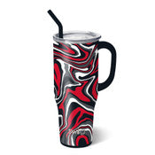 Load image into Gallery viewer, Swig Life Fanzone Black and Red Mega Mug (40oz)