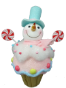 Snowman Cupcake -12"