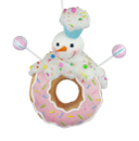 Snowman Donut Ornament -17"