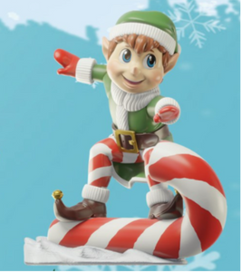 Elf Skiing on Candy Cane - 35"