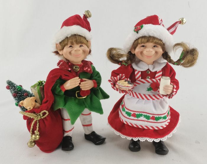Santa's Helpers Elf(2) - Set of 2 - 9.5