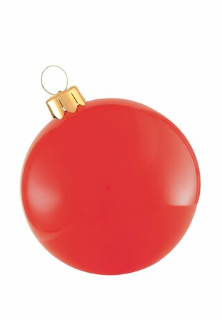 Holiball® Inflatable Ornament - Classic Red - Two sizes 18