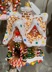Huras Family Gingerbread House with Spiky Roof