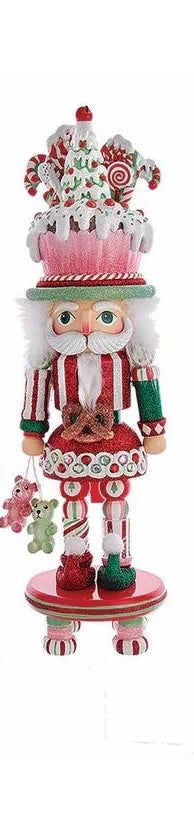 18" Hollywood™ Candy and Cake Hat Nutcrackers, 3 Varieties by Kurt Adler