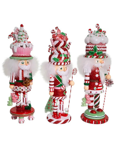 18" Hollywood™ Candy and Cake Hat Nutcrackers, 3 Varieties by Kurt Adler