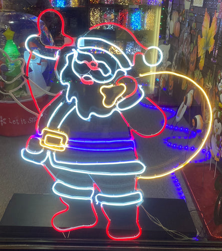 Waving Santa 1896 LED Neon - 48