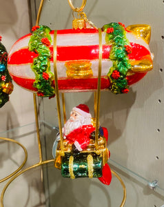 Santa and his Zeppelin by Huras Family