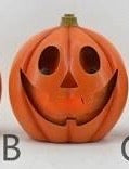 Pumpkin with Fire Light