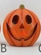 Pumpkin with Fire Light