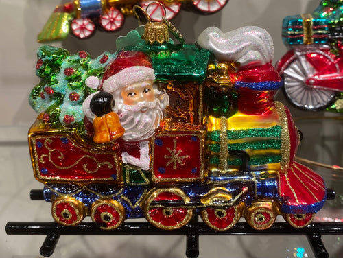 Huras Family Locomotive with Santa and Snowman
