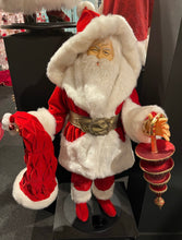 Load image into Gallery viewer, Singin&#39; in the Snow by Christmas Couture - Handmade Santa from Tuscany Italy