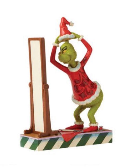 Jim Shore Grinch Dressing in Mirror