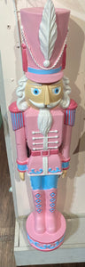 Pastel Resin Nutcracker -37"