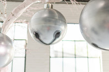 Load image into Gallery viewer, Holibell® Inflatable Ornament - Silver Jingle Ball - Set of two 12&quot;